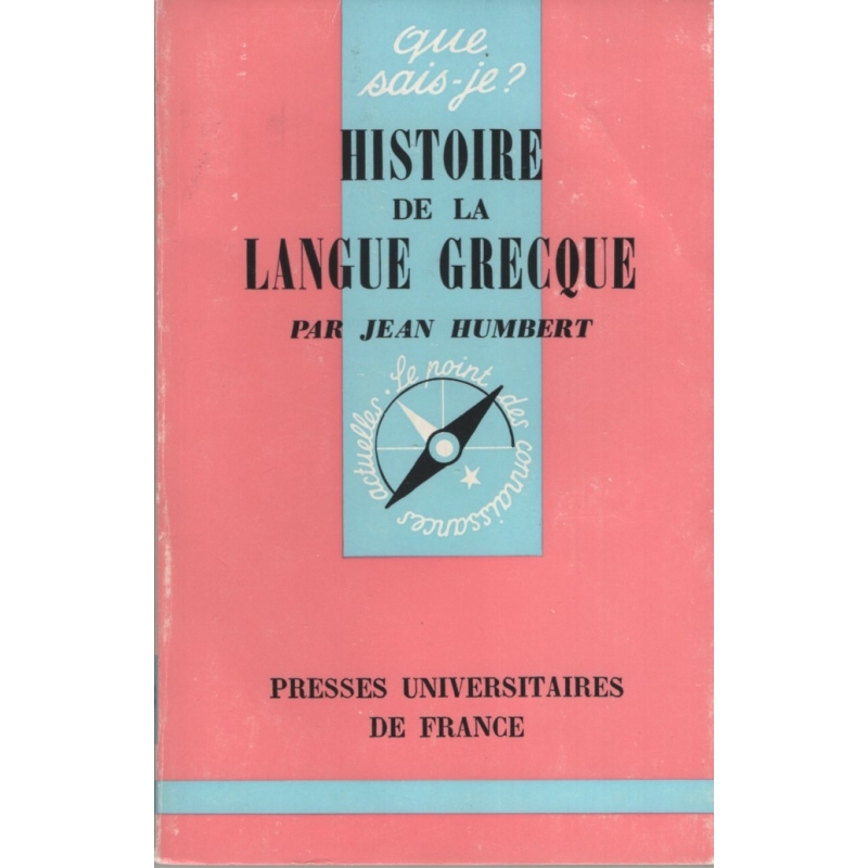 Histoire de la langue grecque