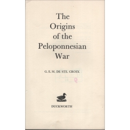 The Origins of the Peloponnesian War. Page de titre.