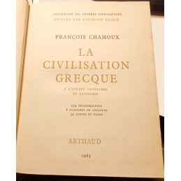 La civilisation grecque. Page de titre