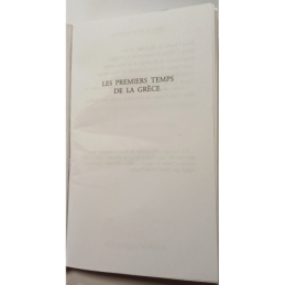 Les Premiers Temps de la Grèce. L'âge du bronze et l'époque archaïque. Page intérieure