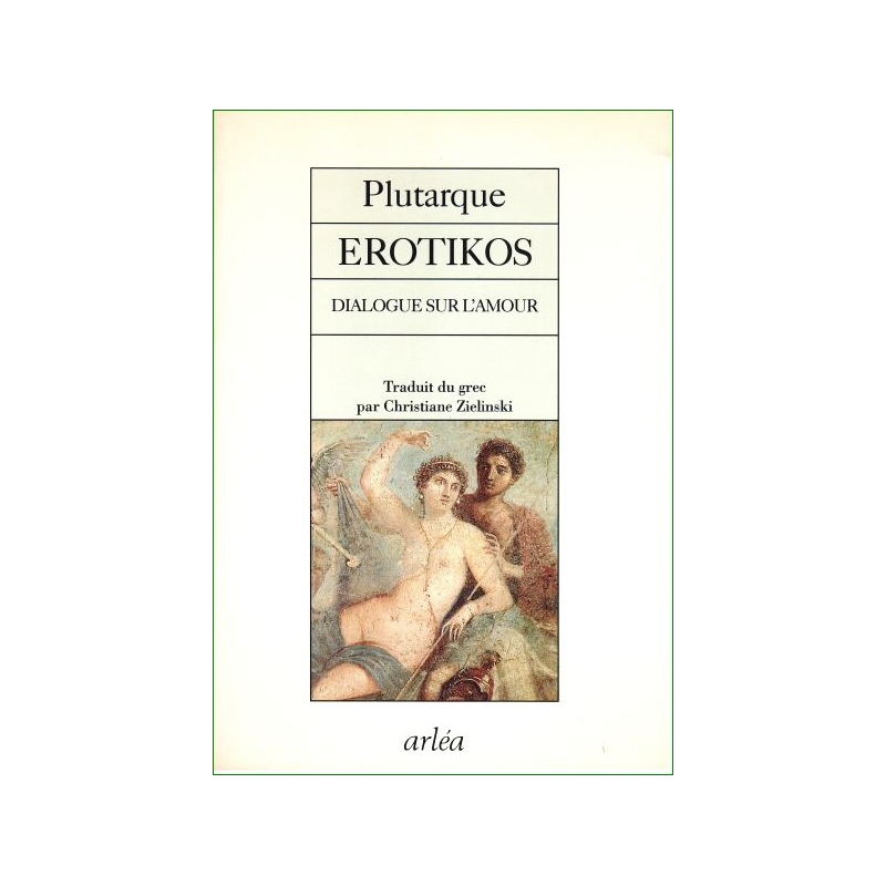 Erotikos. Dialogue sur l'amour. Couverture