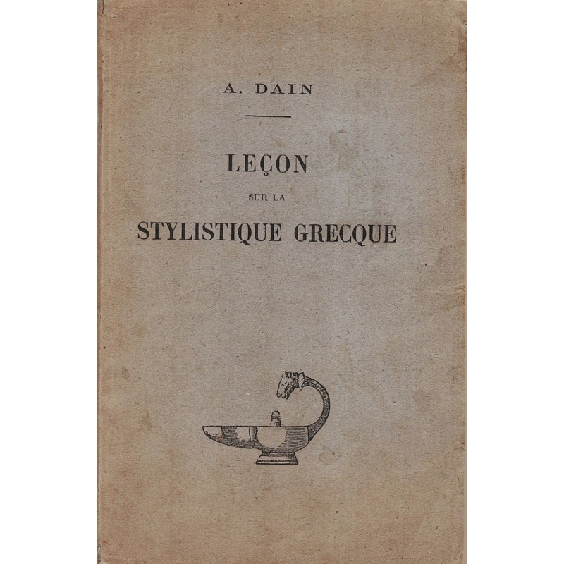 Leçon sur la stylistique grecque