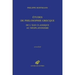 Etudes de philosophie grecque