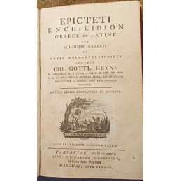 Epicteti Enchiridion graece et latine_Page de titre
