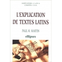 L\'explication de textes latins