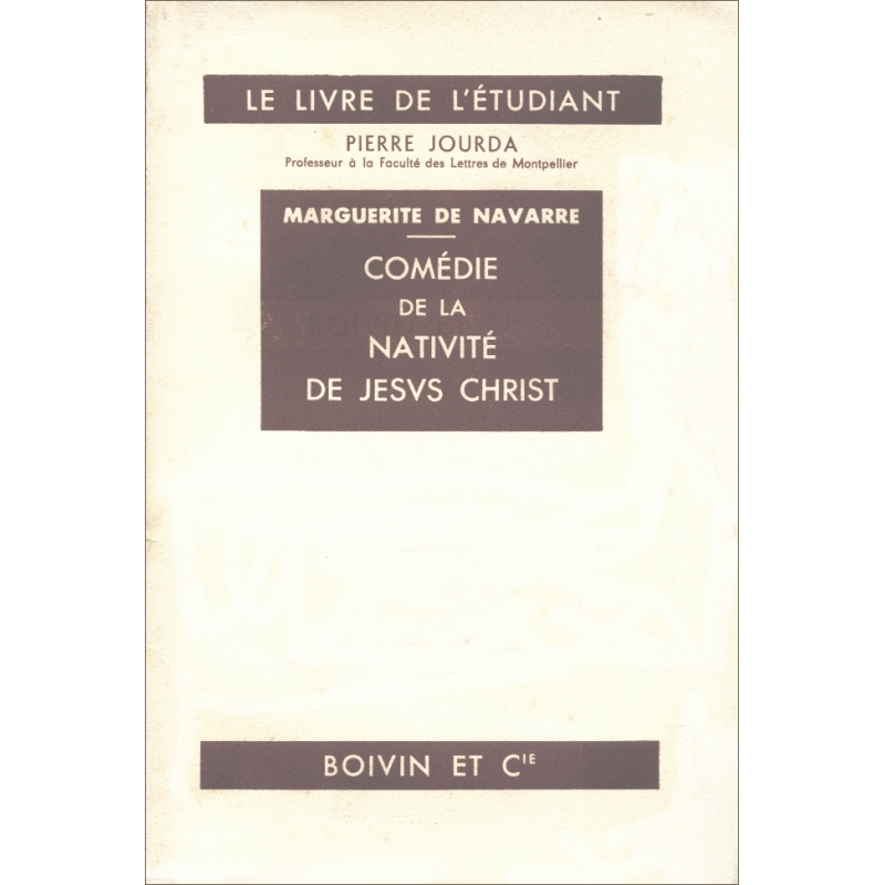 Comédie de la nativité de Jésus-Christ