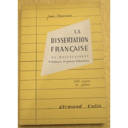 La dissertation française au baccalauréat