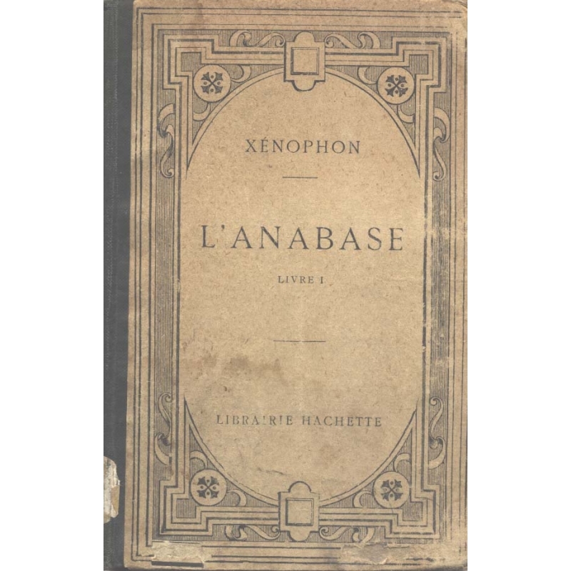 L'anabase livre I