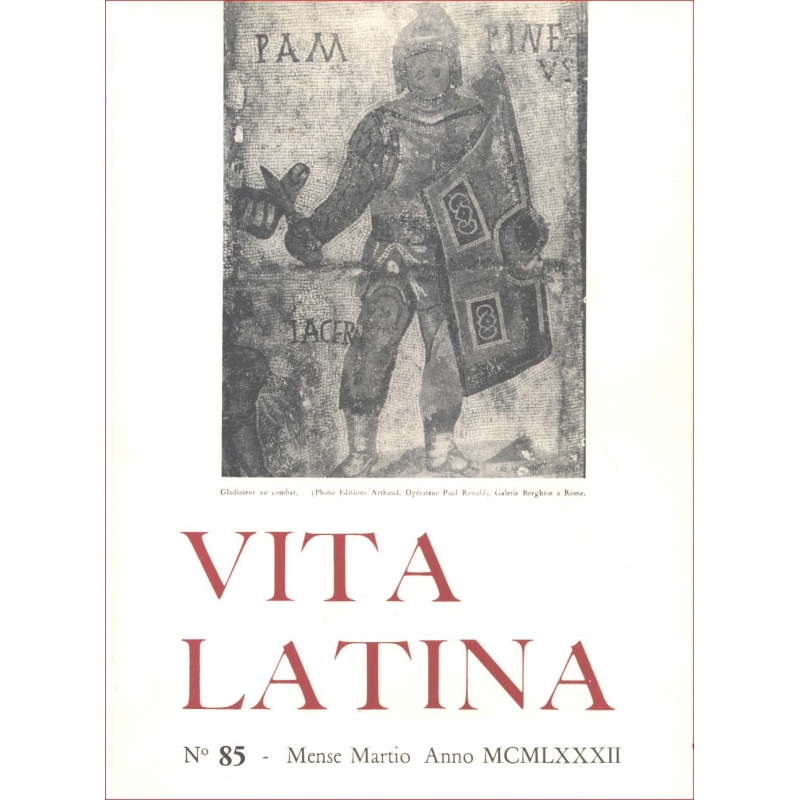 Vita Latina - N° 85. Mense Martio Anno MCMLXXXII