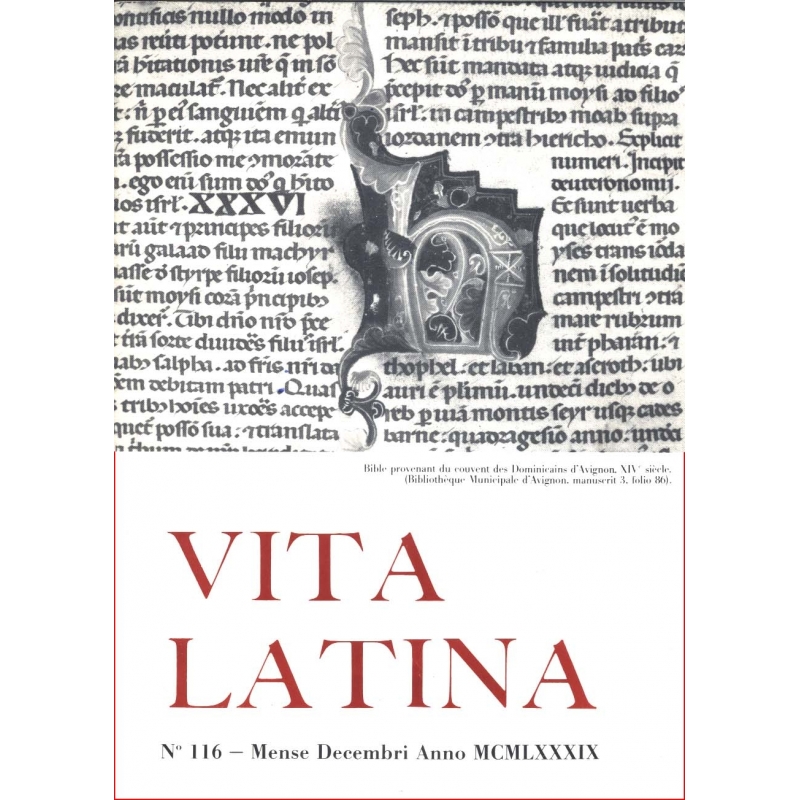 Vita Latina - N° 116. Mense Decembri Anno MCMLXXXIX