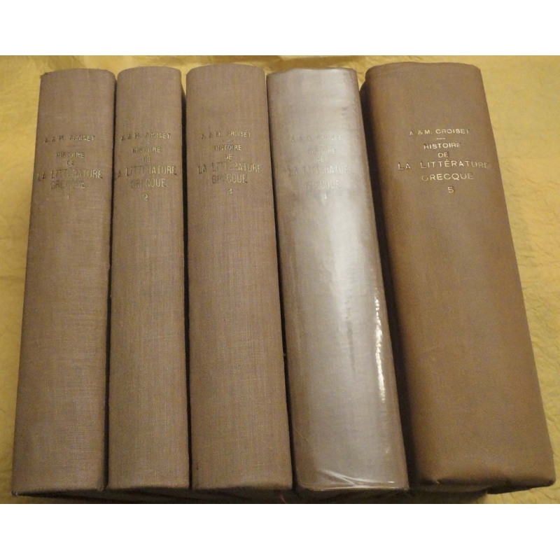 Histoire de la littérature grecque (5 volumes)