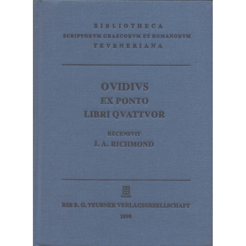 P. Ovidi Nasonis Ex ponto libri quattuor