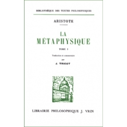 La Métaphysique.  Tome 1. Livres A-Z. Tome 2. Livres H-N (2 volumes)