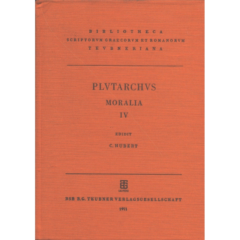 Plutarchi Moralia - vol. IV