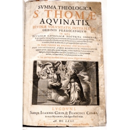 Summa theologica S. Thomæ Aquinatis, Divinæ voluntatis interpretis… Prima pars. 
