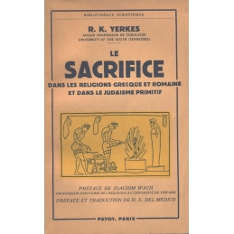 Le sacrifice dans les religions grecque et romaine et dans le judaïsme primitif