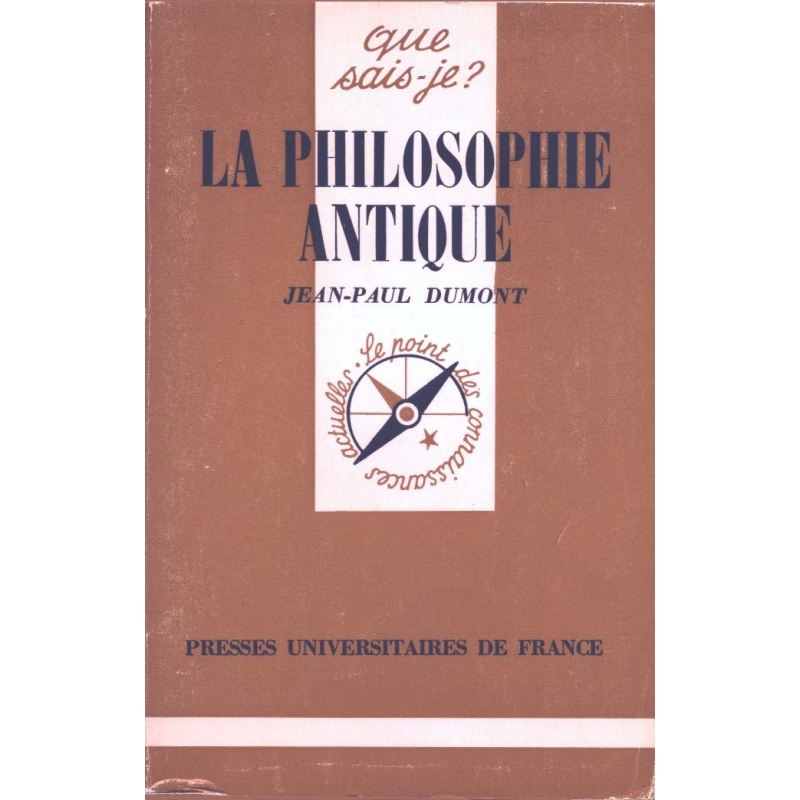 La philosophie antique