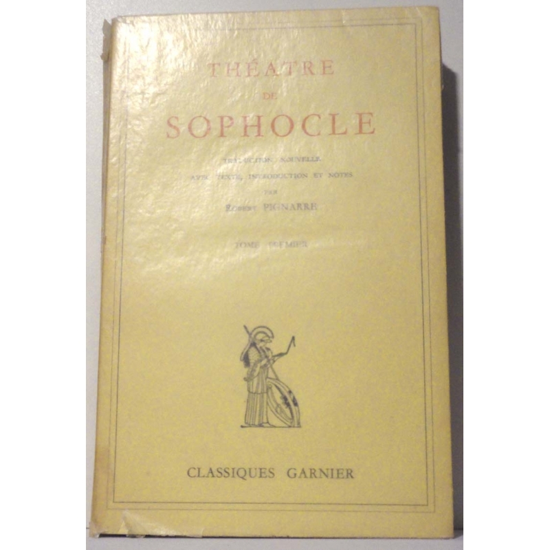 Théâtre de Sophocle, tomes I et II