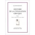 Histoire de la civilisation grecque - tome I