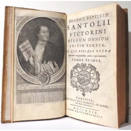 Joannis Batistae Santolii Victorini Operum omnium, tomes I et II