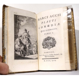 Marci Accii Plauti Comœdiæ quæ supersunt. Tomus I, II, III