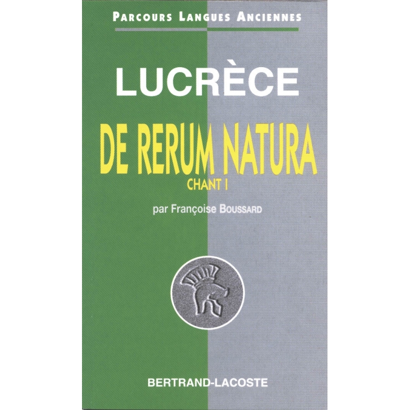 Lucrèce : De rerum natura, chant I