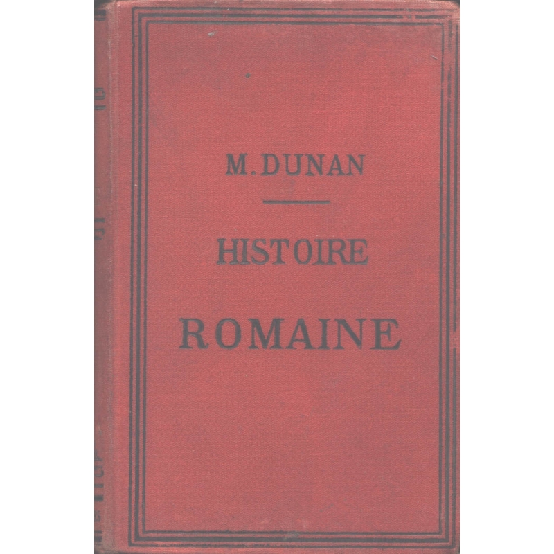 Histoire romaine de la fondation de Rome à la formation des empires d'Occident et d'Orient en 395