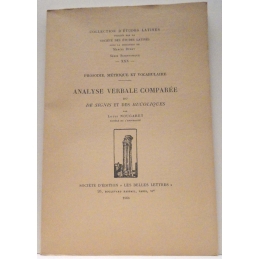 Analyse verbale comparée du De Signis et des Bucoliques