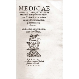 [Claudii Galeni pergameni definitiones medicæ, Iona Philologo interprete] relié avec 2 autres ouvrages