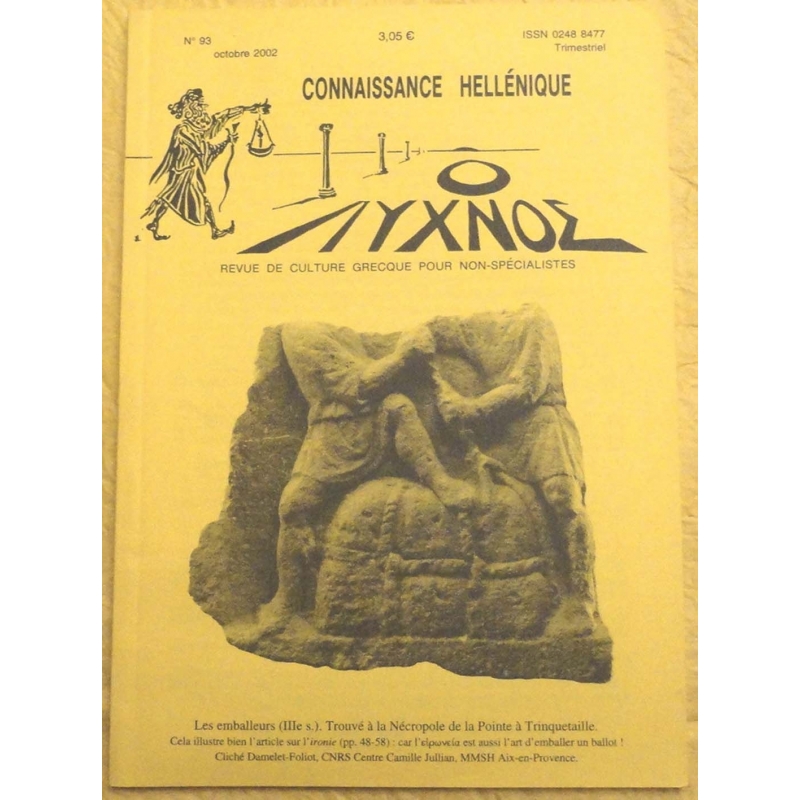 Connaissance hellénique n° 93 Octobre 2002