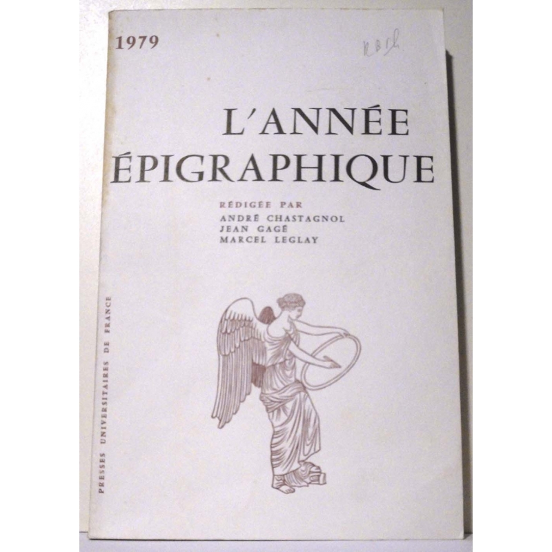 L'année épigraphique - 1979