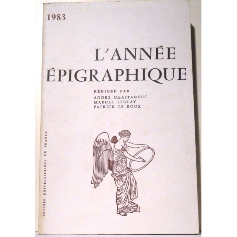 L'année épigraphique - 1983