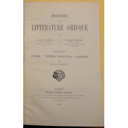 Histoire de la littérature grecque (5 volumes)