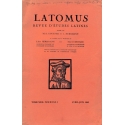 Latomus. Revue d\'études latines. Tome XXII, Fascicule 2. Avril-Juin 1963