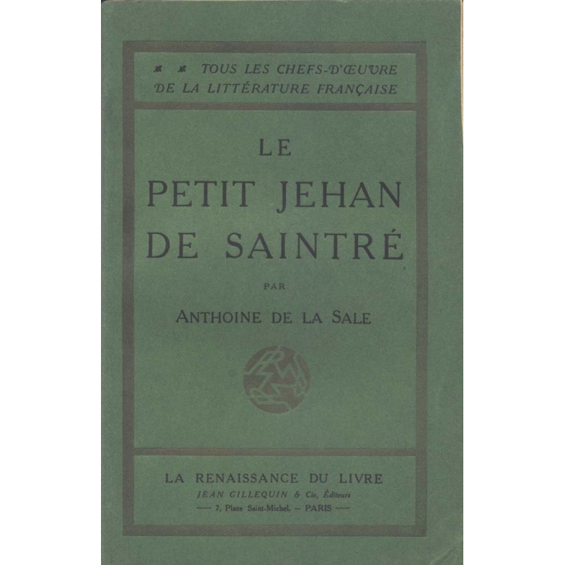 Le petit Jehan de Saintré