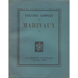 Théâtre complet de Marivaux, tomes I et II
