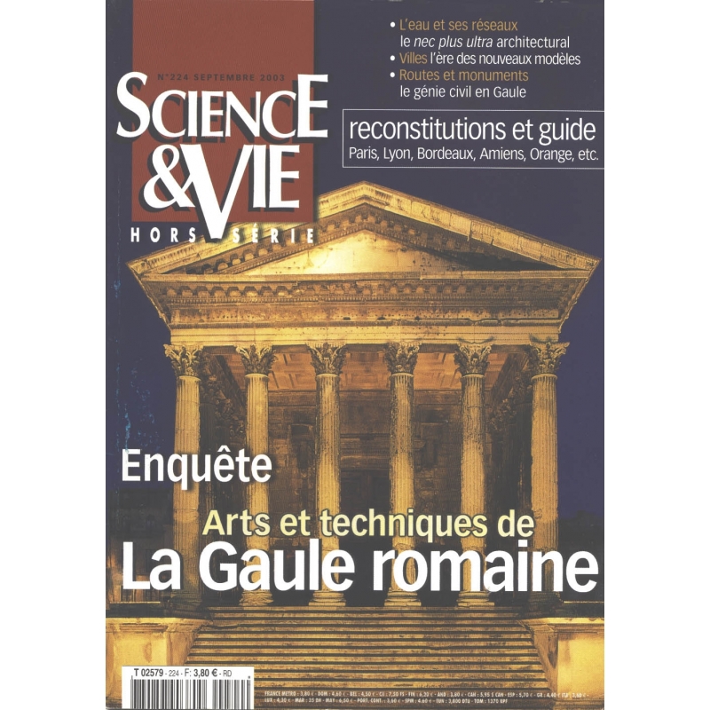 Sciences et Vie n° 224. Hors série : La Gaule romaine