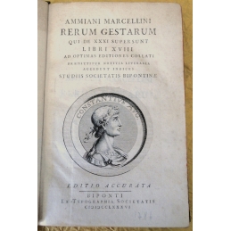 Ammiani Marcellini Rerum Gestarum qui de XXXI supersunt libri XVIII. Volumes I et II