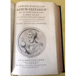 Ammiani Marcellini Rerum Gestarum qui de XXXI supersunt libri XVIII. Volumes I et II