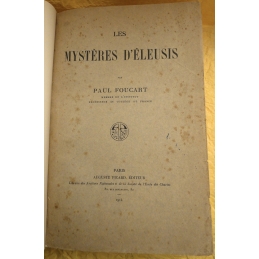 Les mystères d'Eleusis