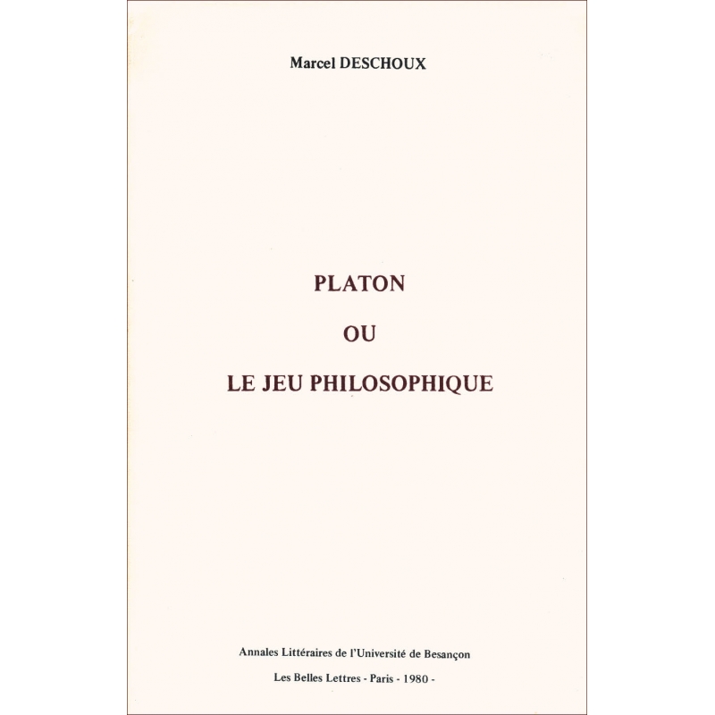 Platon ou le jeu philosophique