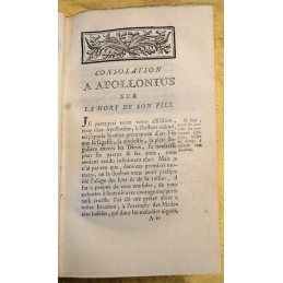 Œuvres morales traduites en François par M. l'Abbé Ricard 