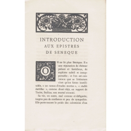 Les Epistres, Introduction et tomes I et II