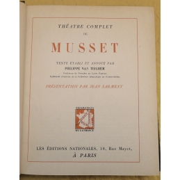 Théâtre complet de Musset
