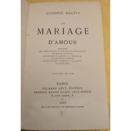 Un mariage d'amour