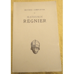 Œuvres complètes de Mathurin Régnier