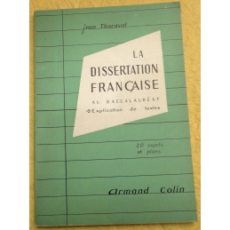 La dissertation française au baccalauréat