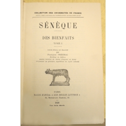 Des Bienfaits, tomes I et II