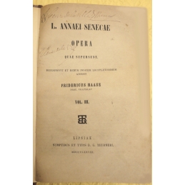 L. Annaei Senecae Opera quae supersunt. Vol III