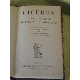 De la divination - Du Destin - Académiques